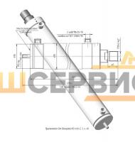 Гидроцилиндр домкрата ЦГ-80.50х460.86 (КО-440-2.16.50.000)