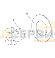 Полумуфта в сборе 321.02.04.100