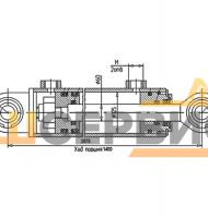 Гидроцилиндр стрелы ЦГ-125.60х1400.11