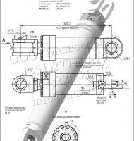 Гидроцилиндр стрелы ЦГ-140.80х800.18-01 ; А-352