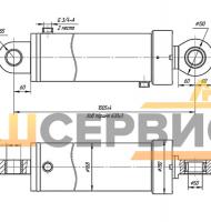 Гидроцилиндр подъема кузова ЦГ-140.80х630.21