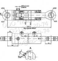 Гидроцилиндр траверсы ЦГ-63.40х360.22 / -01 (11.00.455) ; ПУМ-500, 800
