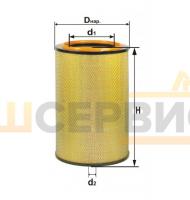 Элемент фильтрующий воздушный (КамАЗ ЕВРО-2 (дв. Cummins)) (DIFA 4313M-01) 721-1109560-30