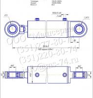 Гидроцилиндр стрелы ЦГ-125.56х630.11 (ТО-30.44.20.000) ; ТО-30, ПК-2202, 2701