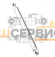 Гидроцилиндр подъема цистерны ЦГ-80.50х1000.11 (У4564-200А.000.37)