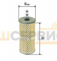 Элемент фильтрующий тонкой очистки масла (КамАЗ ЕВРО-1, 2 (бумага) (ДИФА) (DIFA 5314) 7405.1017040-02