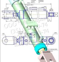 Гидроцилиндр поворота ЦГ-80.56х400.18 / -01 (ПК2202.47.03.000 / -01) ; ПК-2702, 3301