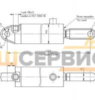 Гидроцилиндр поворота манипул. ЦГ-60.30х175.22-01