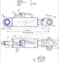 Гидроцилиндр стрелы ЦГ-125.80х800.18 (ТО-28А.06.01.000) ; ТО-28А