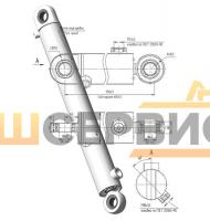 Гидроцилиндр наклона манипулятора ЦГ-80.35х680.11 (КО-413.08.02.000)
