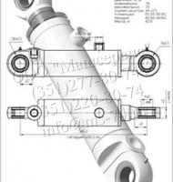 Гидроцилиндр ковша ЦГ-160.80х500.11 (ТО-28.06.03.000-01) ; ТО-28