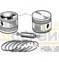 Поршень в сборе СП5-01.01.000СБ
