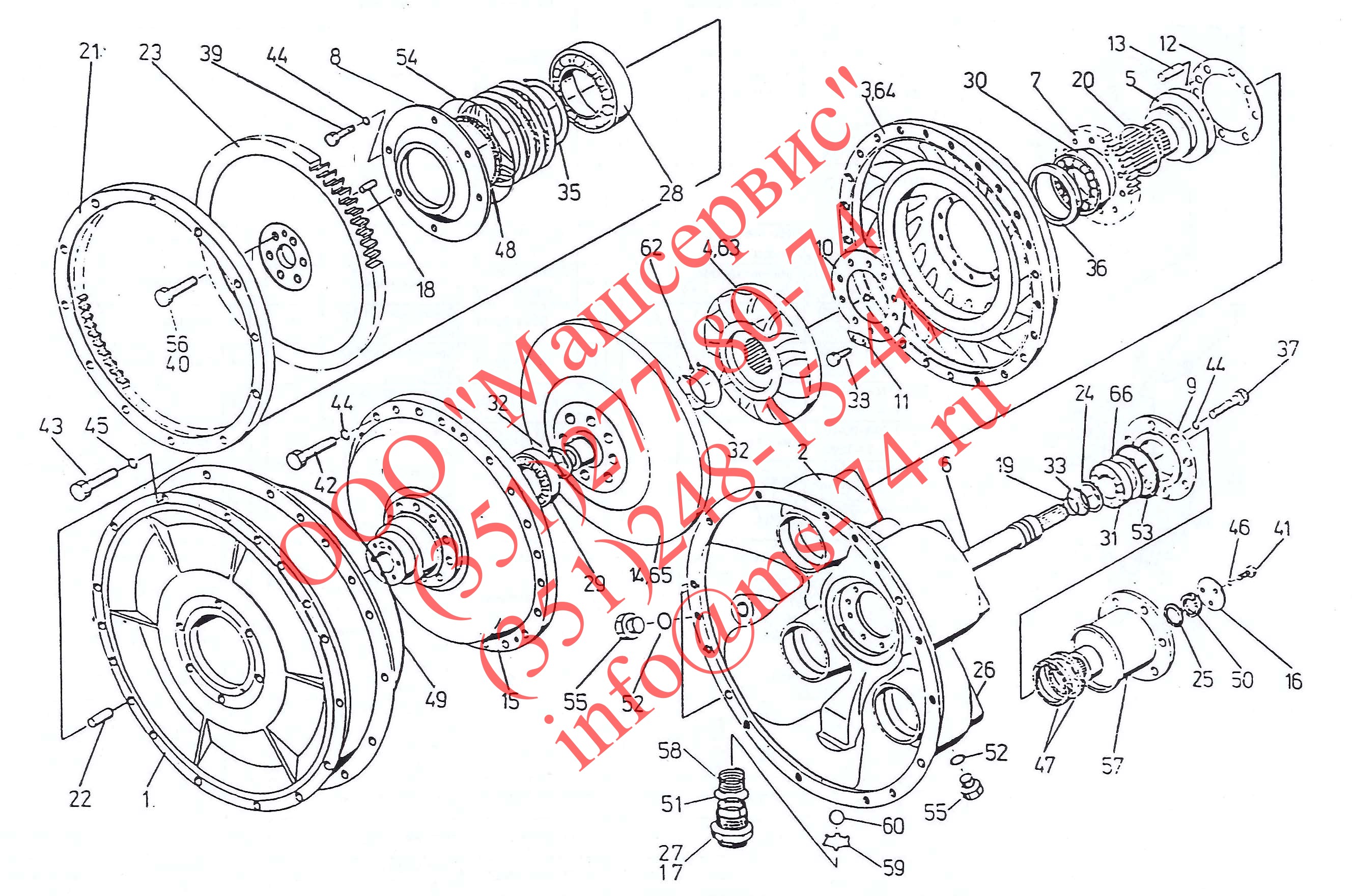 Гидродинамическая передача ZM151N/AD-L34