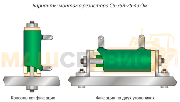 установка резистора